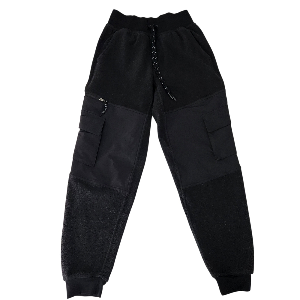 lululemon athletica Black Ripstop Cargo Track Joggers